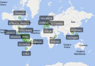 Presencia UCN en el mundo