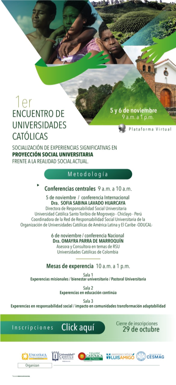 Invitación al encuentro de universidades Católicas