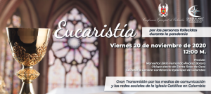 Invitación a celebración de eucaristía.