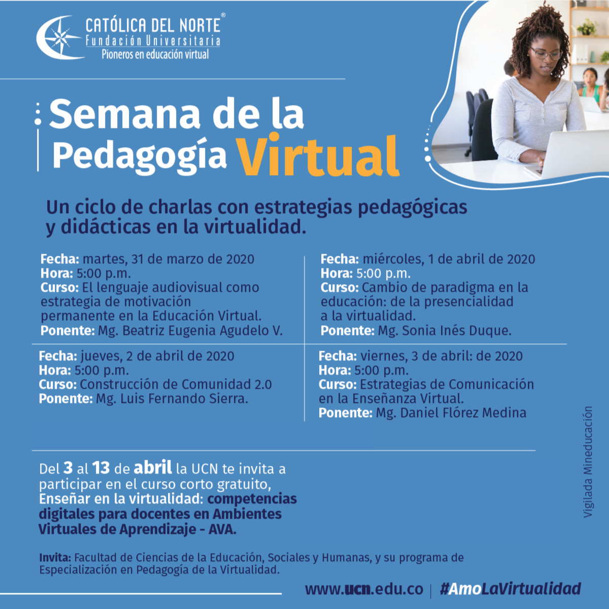 Programación Semana de la Pedagogía Virtual