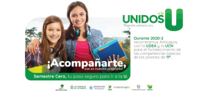 Dos niñas como imagen de campaña de Unidos a la U.