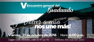 Invitación Encuentro de graduados