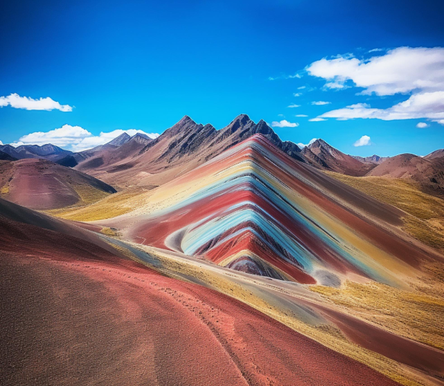 Montaña de los siete colores en Perú