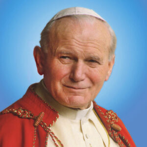 Fotografía del papa Juan Pablo II.