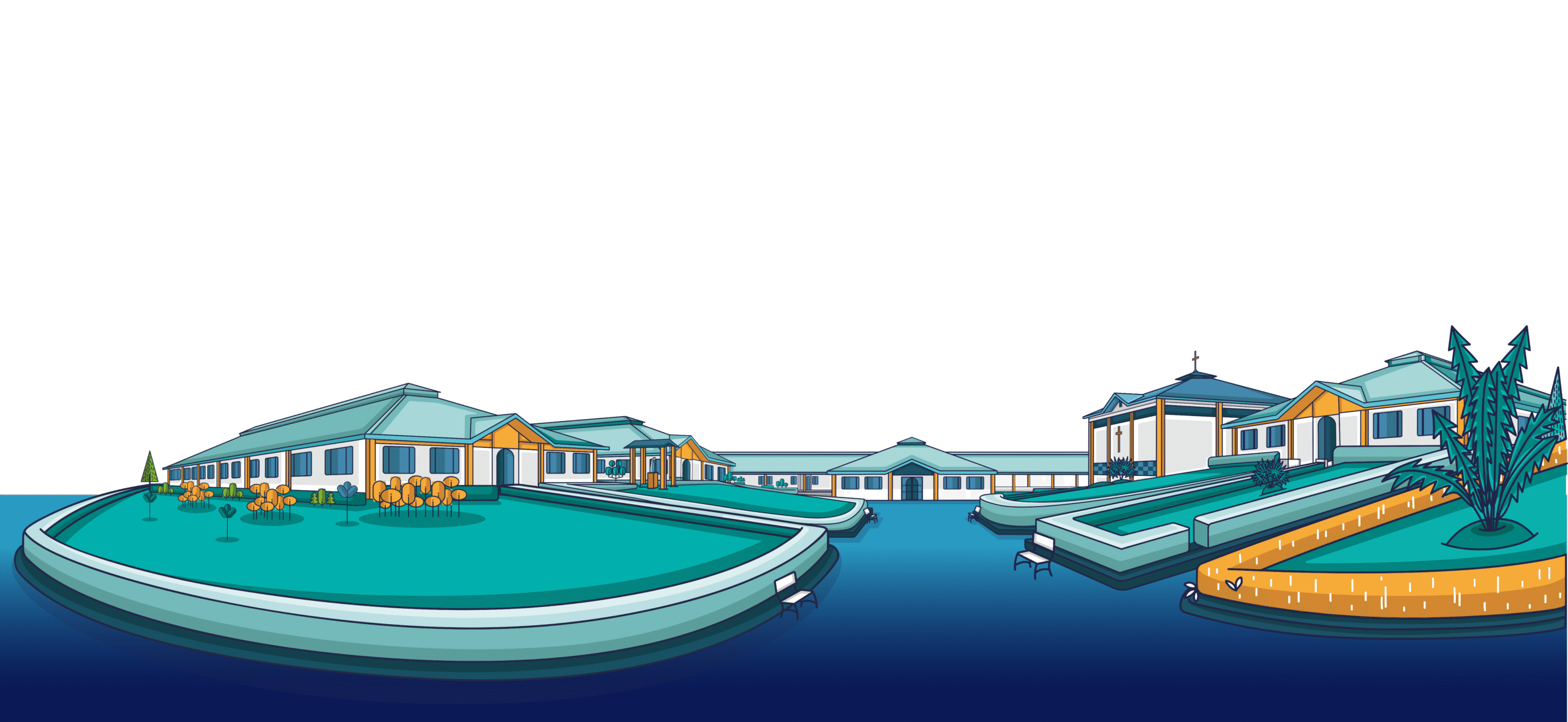 Ilustración del campus